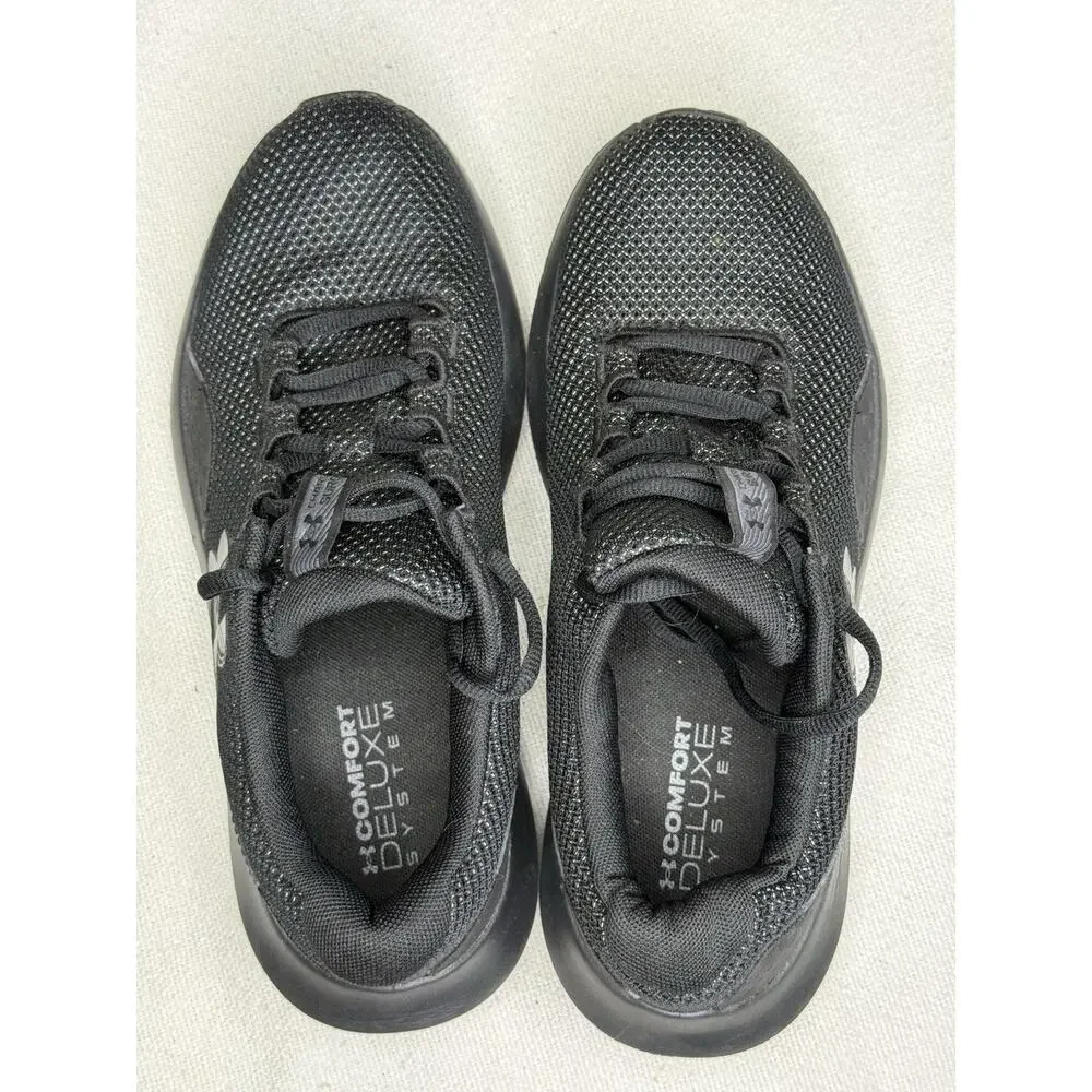 Under Armour Women's Charged Surge 4 Running Shoe Black 3027007-002 Size 8.5